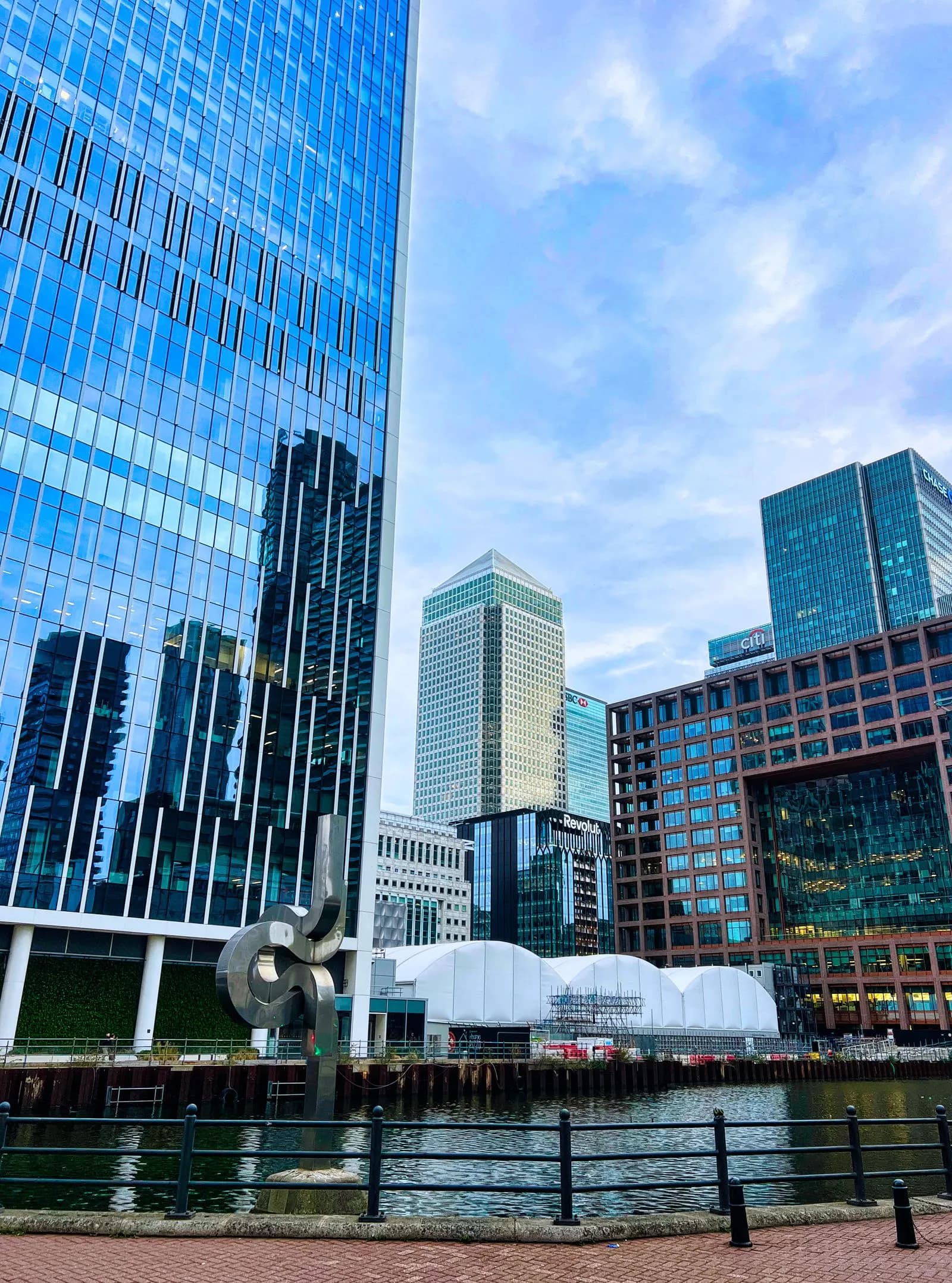 Canary Wharf London banking finance